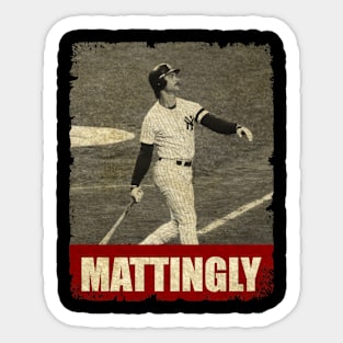 Don Mattingly - NEW RETRO STYLE Sticker